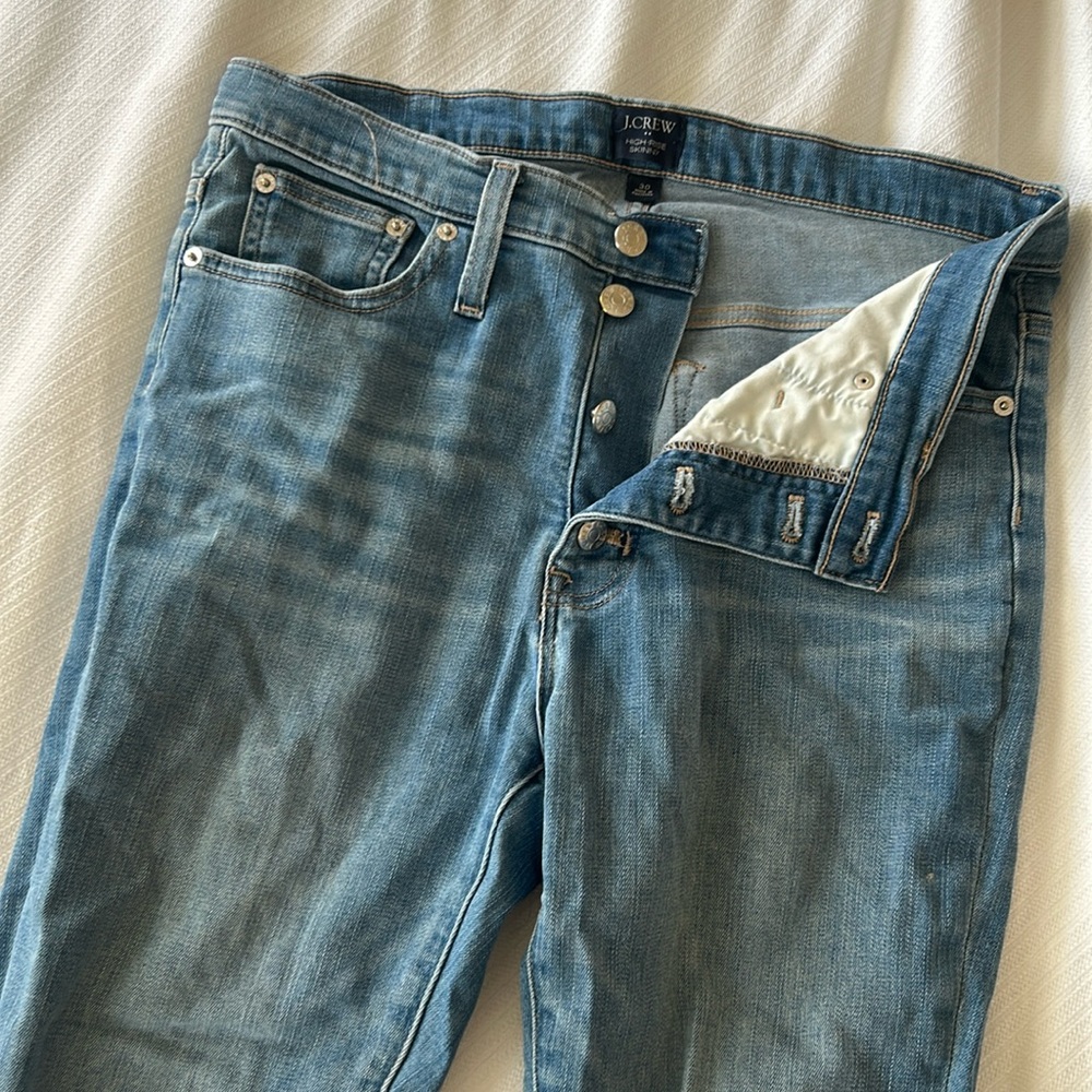 J. Crew high-rise skinny jeans